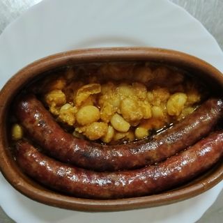 Pasulj prebranac sa roštilj kobasicom