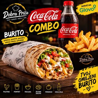 Burito + coca cola