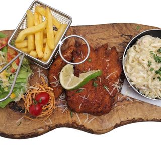 Plat escalope pannée