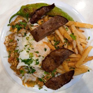 Plat Kafteji Foie d'Agneau