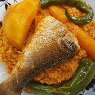 Couscous Mérou (Mannani) + 2 Doights de Fatma