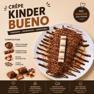 Crépe Kinder Bueno