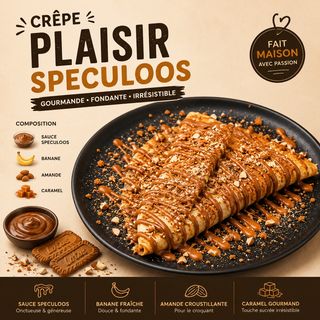 Crepe plaisir speculoose