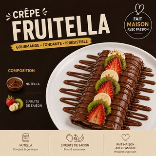 Crepe fruitella