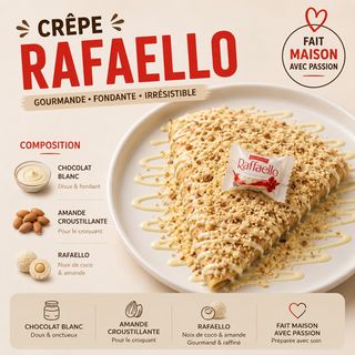 Crêpe Rafaello