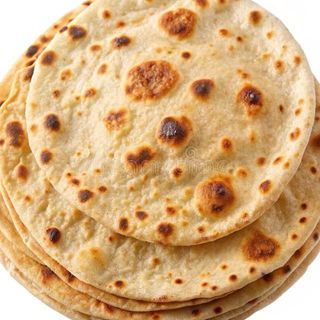 Chapatti omlette escalope