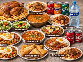 Menu complet pour 4 personnes