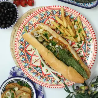 Sanwich kefteji poulet