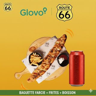 Baguette farcie Latina Moyenne +Frites+Boisson