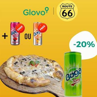 Pizza Jambon Moyenne +Frites+Boisson