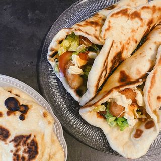 Naan Chevrette Panée