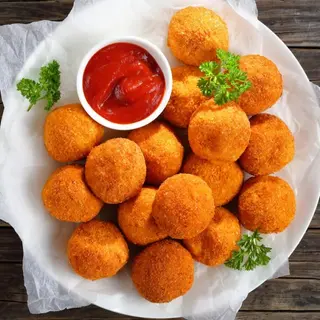 Croquettes de chevrettes panées