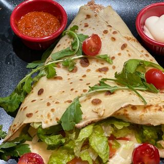 Crêpes Poulet Epinard