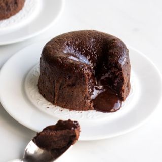Fondant au chocolat avec glace
