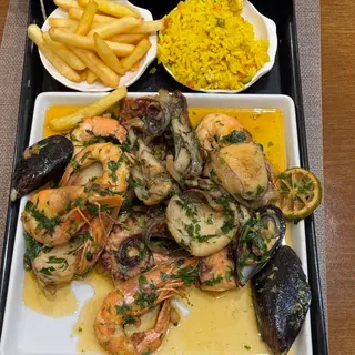 Trésors fruits de mer sautées 