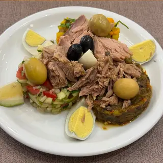Salade variée au thon 
