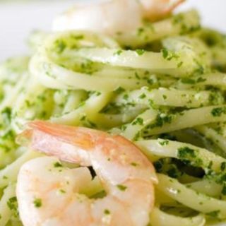 Tagliatelle Chevrette pesto,parmesan