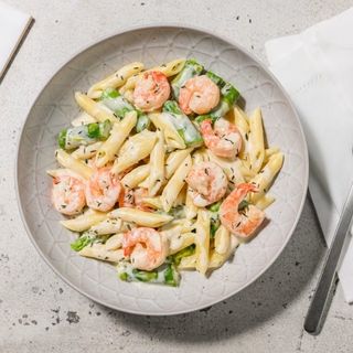 Penne Crevette sauce Blanche