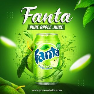 Fanta بنكهة التفاح