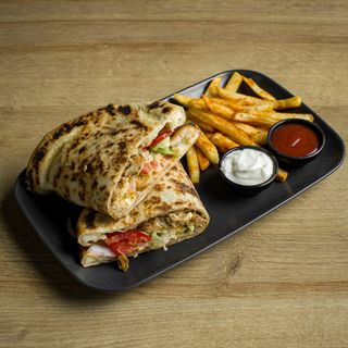 Makloub Escalope grillé fromage