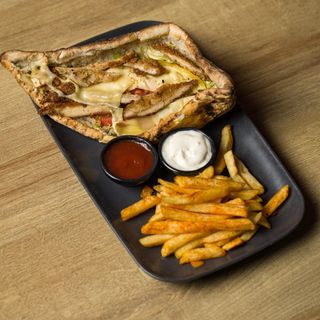 Panuzzo poulet pané gruyère