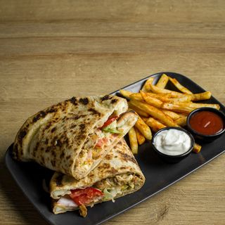 Makloub jambon fumée fromage