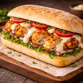 Ciabatta cordon bleu