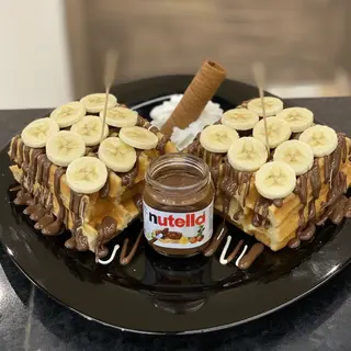 Waffels Banane