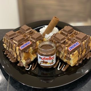 Waffels Nutella Snickers