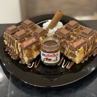 Waffels Nutella Mars