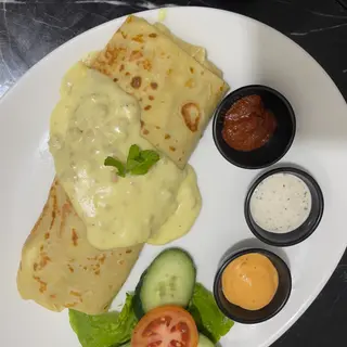 Crêpe Escalope Pané Fromage
