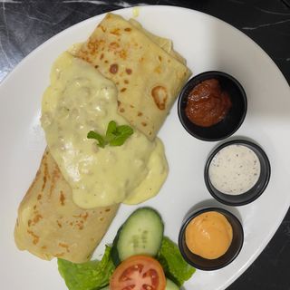 Crêpe Escalope Pané Fromage