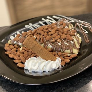 Crêpes chocolat fruits secs