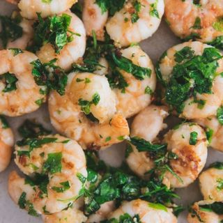 Plat chevrette sauté a l ail