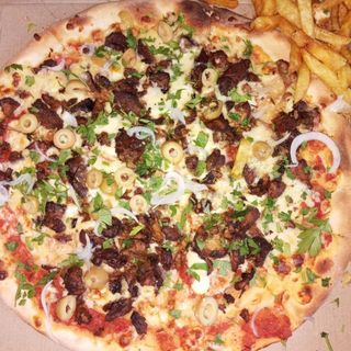 Pizza Chawarma + frites gratuit