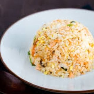 Fried rice saumon
