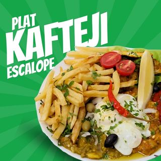 Plat Kafteji Escalope