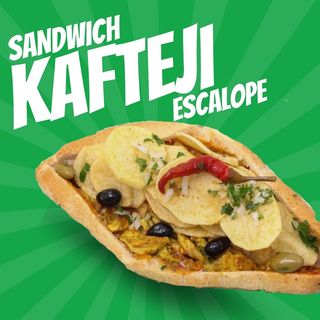 Sandwich Kafteji Escalope