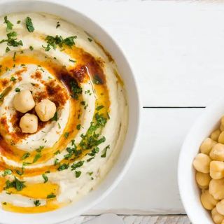 Plat Hummus Blanc de Poulet + Boisson