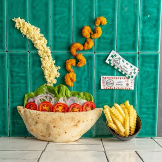 Panuozzo Crevettes Pannées (1 fromage et crinkles gratuits)