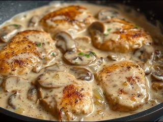 Escalope Sauce Blanche