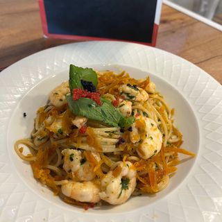 Spaghetti Gamberi E Boutarga