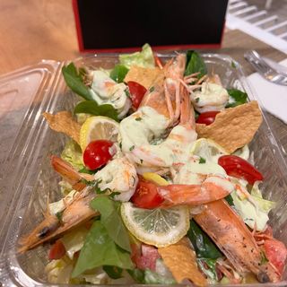 Insalata fresca di gamberi