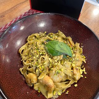 TAGLIATELLE DOLCI AL PISTACCHIO