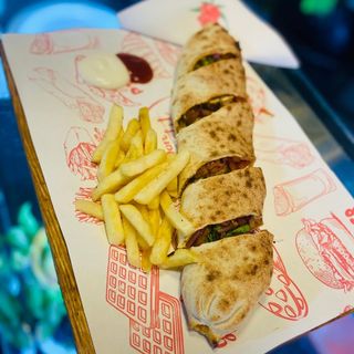 Baguette Farcie Spécial Biba (Escalope Hachée)