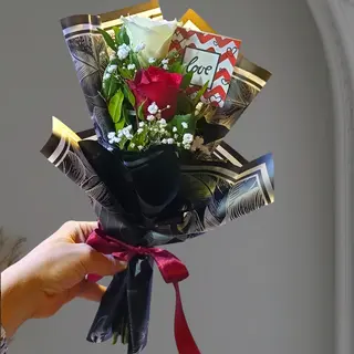 La rouge et blanc 