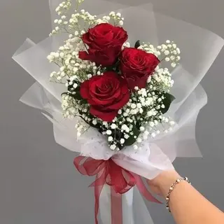 Bouquet trio rouge