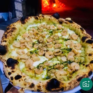 Pizza chevrette champignons