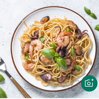 Pasta fruits de mer blanche