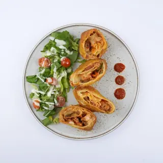 Crêpe Panée Poulet Mexicain